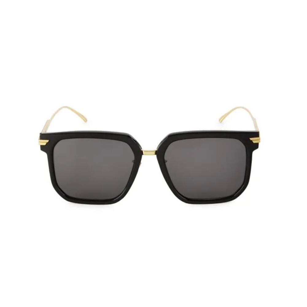 Bottega Veneta 57MM Square Aviator Sunglasses